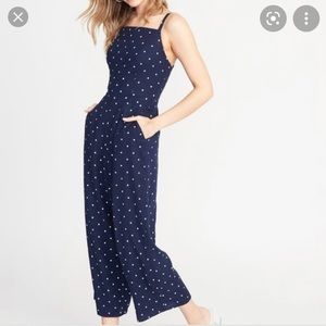 Old Navy square neck polka dot romper - XL